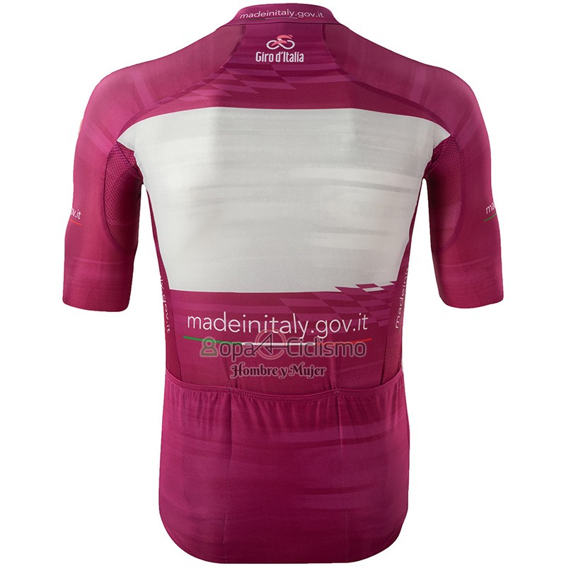 Giro d'Italia Ropa Ciclismo Culotte Corto 2023 Hombre Mangas Cortas Violeta